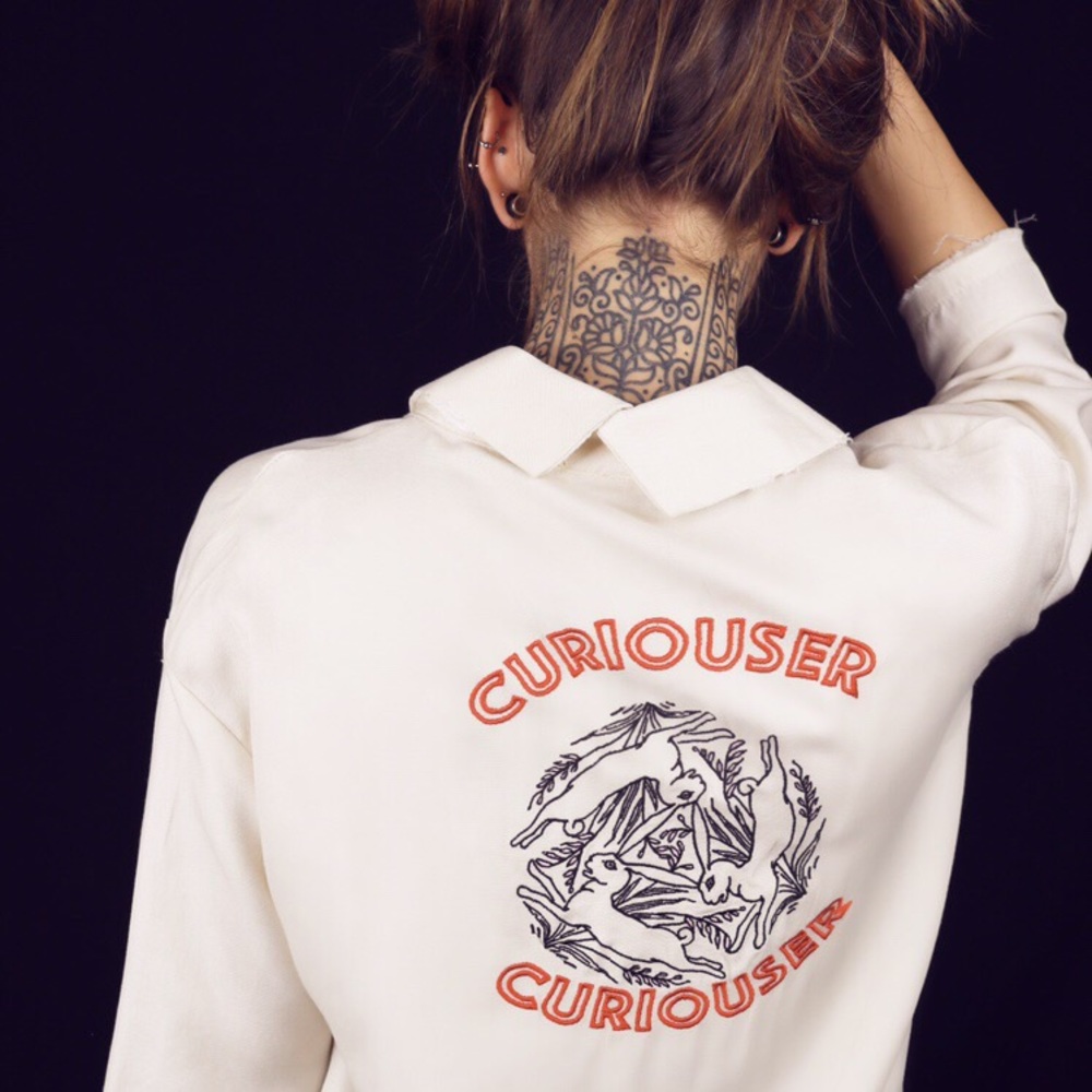 DRIFTER Industries Silk Ivory Shirt 🐇